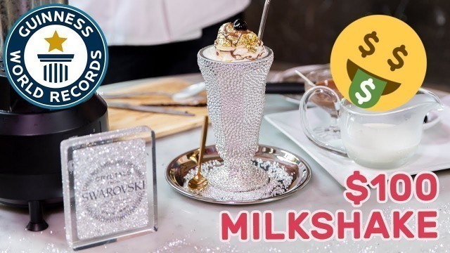 'World\'s most expensive milkshake! - Guinness World Records'