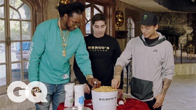 '2 Chainz Eats $500 Gold-Coated Popcorn | Most Expensivest Sh*t | GQ'