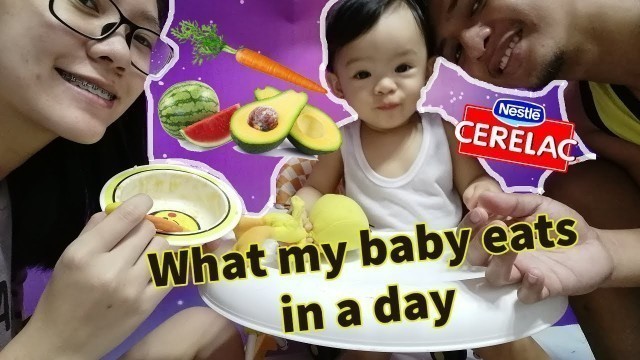 'What my 9 months old baby eats in a day | EASY BABY FOOD PREPARATIONS | April Eco'