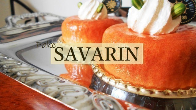 'フランスの焼き菓子スクイーズを作ろう　Fake food? squishy tutorial Savarin'