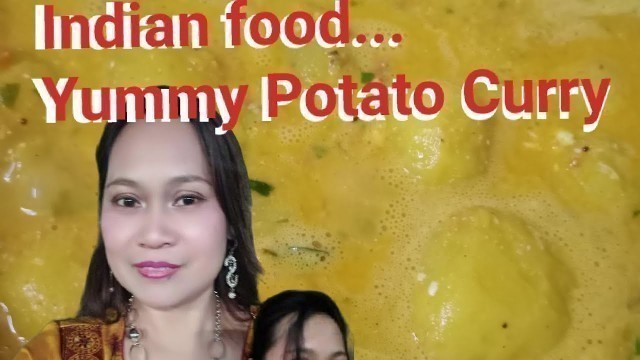 'A Foreigner cooking Indian food /Yummy Potato Curry'