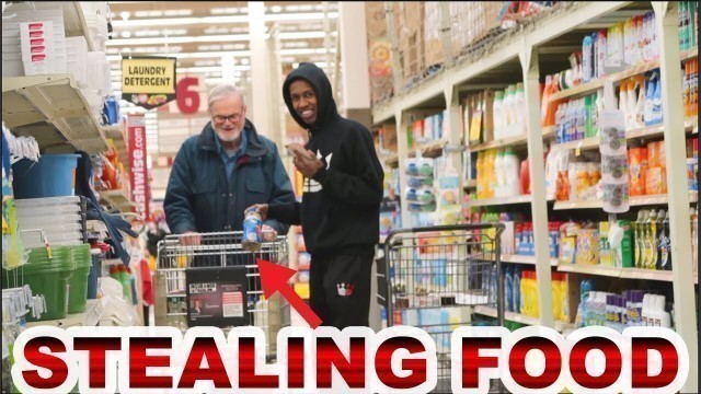 'Stealing strangers food prank! Prank in stores'