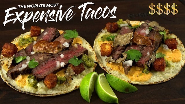 'Most EXPENSIVE TACO in the WORLD Challenge | Guga Foods'