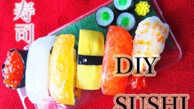 'フェイクフード リアルなお寿司の作り方 How to make Fakefood  Sushi'