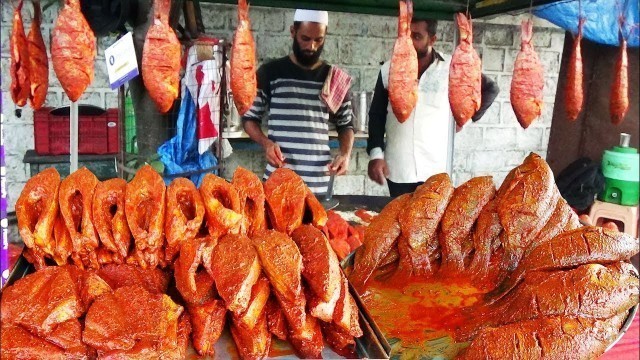 'Big Fish Fry Selling 500 Fish for Day | Hyderabad Street Food | #StreetFoodChannel'