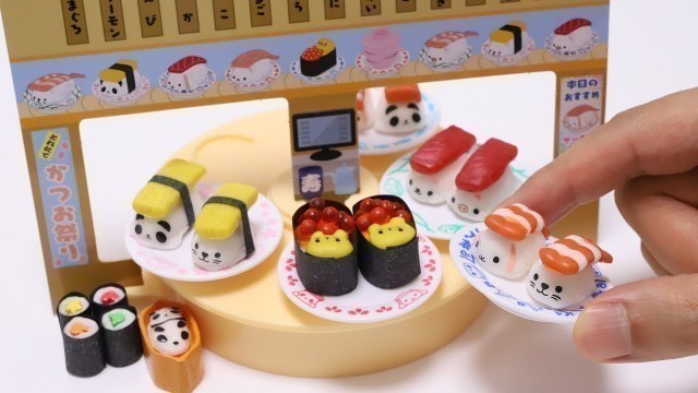 'Miniature Fake Food Making Kit Cooking Puchi Animal Sushi Set'