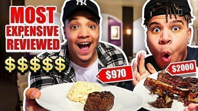 'Eating At The MOST EXPENSIVE Reviewed Restaurant!! (FT WOLFIE)'