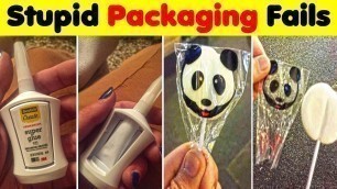 'The Funniest Packaging Fails (NEW!)'