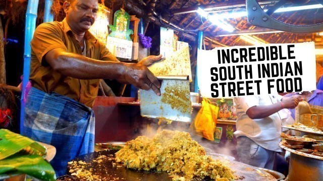 'UNREAL South Indian Street Food  | 90 YEAR OLD cotton seed milk stall + GIANT bread mountain'