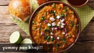 'Foreigners trying Indian street food Pav Bhaji for the first time!!'