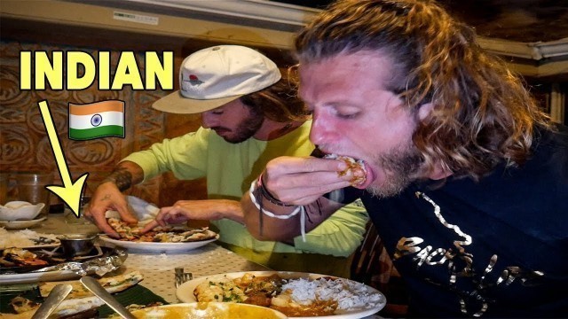 'Americans Eating Indian Food!! Indian Food Mukbang 