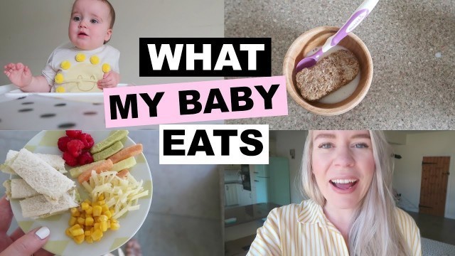 'WHAT MY BABY EATS IN A DAY | AT 12 MONTHS OLD | Kate Bridge'