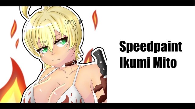 '【Speedpaint】Ikumi Mito (Foodwars)'