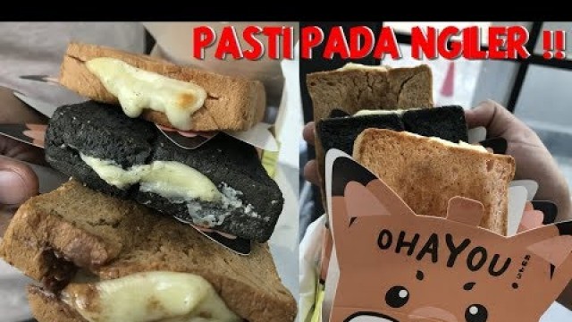 'LAGI HITS BANGET NIH!! ROTI ARANG ISI MOZARELLA DARI JEPANG l STREET FOOD'