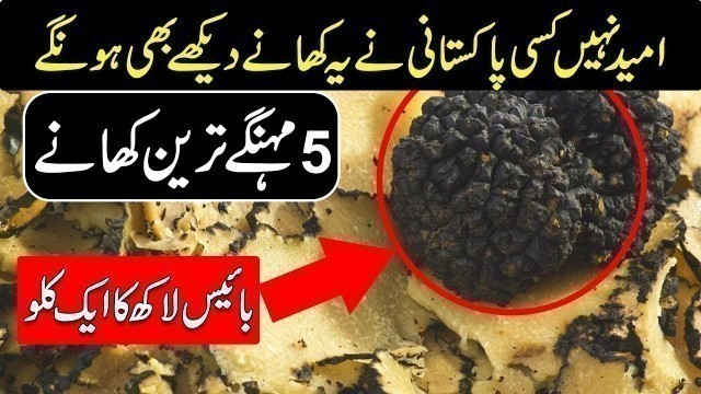 'Top 5 Most Expensive Foods In World - Urdu Documentary'