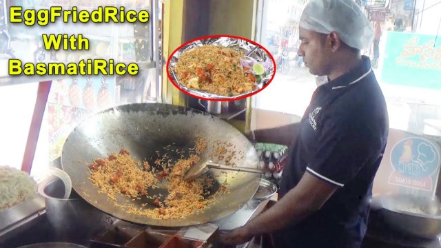 'Hyderabad street food | Making Of Egg Fried Rice | Amazing Food Recipe #Food_Ferry'