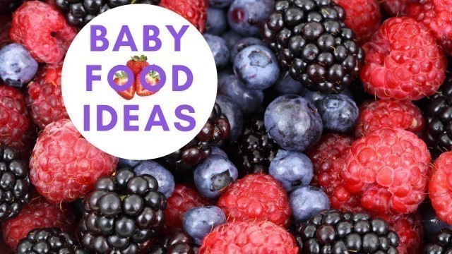 '4+ / 6+ month baby | stage one healthy baby food puree ideas | homemade baby food recipes Series 3'