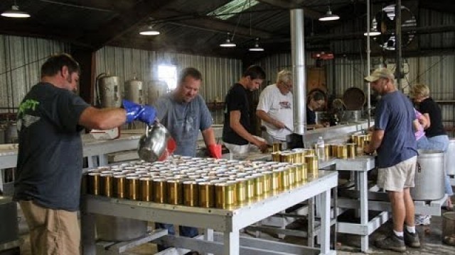 'Canning Process at the Pickens County Food Processing Plant'