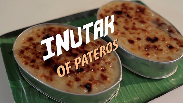 'Inutak ng Pateros dessert'