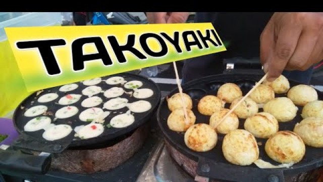 'TAKOYAKI ISINYA MACEM-MACEM !! JAJANAN JEPANG RASA INDONESIA STREET FOOD KEDIRI OMSET JUTAAN'