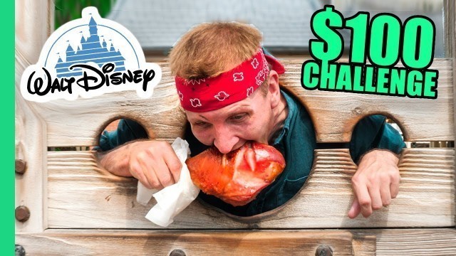 '$100 Disney Food Challenge!!! Most EXPENSIVE Food on Earth!!'