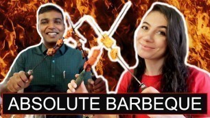 'BARBEQUE NATION UNLIMITED INDIAN FOOD BIGGEST COMPETITOR? | FOREIGNER REACTION | TRAVEL VLOG IV'