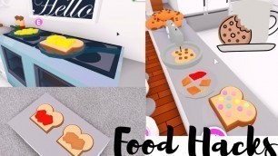 'FOOD HACKS ♡ Adopt Me Roblox'