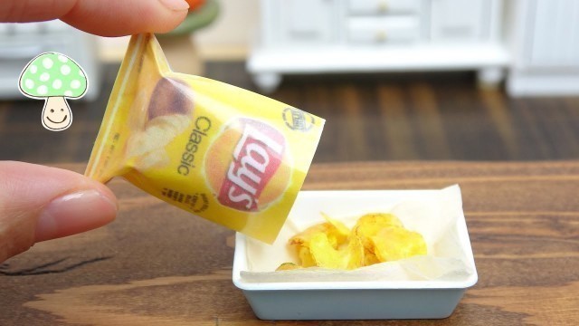 'DIY Fake Food Miniature Plastic board Potato Chips !Lays'