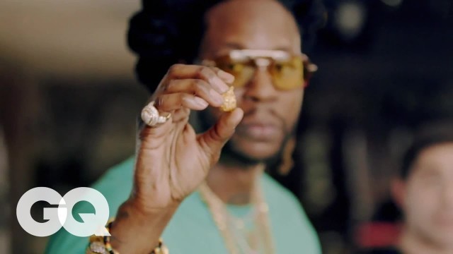 '2 Chainz Tries The Most Expensivest Foods | GQ'