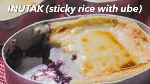 'INUTAK RECIPE PANG NEGOSYO / STICKY RICE WITH UBE / PANG NEGOSYO'