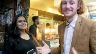 'Foreigners Reactions on Indian Street Food - Pani Puri'