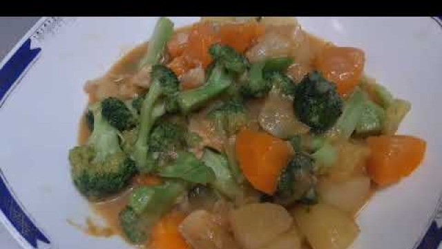 'STIR FRY PORK & VEGETABLES WITH CURRY SAUCE | PINOY FOODS, POTATO | CARROTS | BROCCOLI#JudithDiaries'