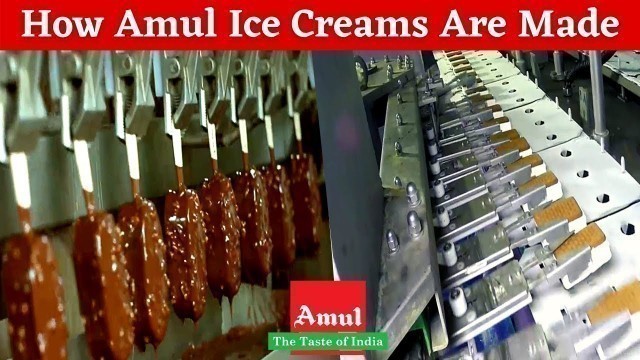 'How Amul Ice Cream Is Made In Factory | Ice Cream Factory | How It\'s Made Ice Cream | Food Factory'