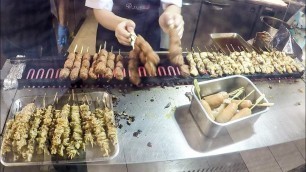 'Street Food from Japan seen in Singapore. The Yakitori Skewers'