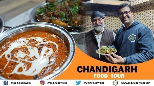 'CHANDIGARH FOOD Tour I Rara MUTTON + Chole BHATURE + Mix CHAAT + SIZZLER + CHAAP + GAJRELA'