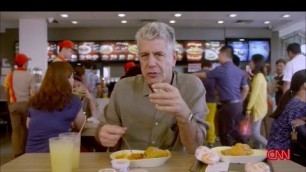 'Anthony Bourdain tries Jollibee in Manila (Parts Unknown Season 7 episode 1)'