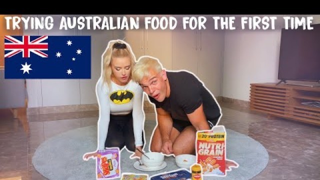 'First Time Trying Australian Food!'