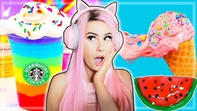 'THE MOST ODDLY SATISFYING SLIME FOOD VIDEO!'