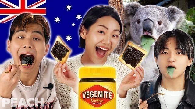 'Koreans Try Australian Snacks for the First Time! (Vegemite Mukbang) 