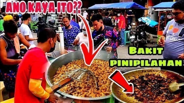 'Street Foods at Daet Night Market chicken proven beef bopis fried isaw at dugo ng manok'