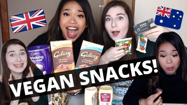 'Trying Australian and UK Vegan Food!'