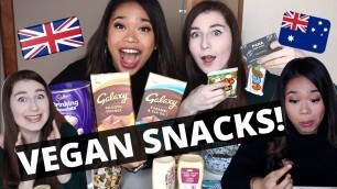 'Trying Australian and UK Vegan Food!'