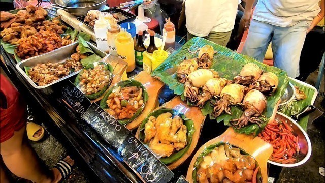 'Filipino Street Food | Food Bazaar Street Market'