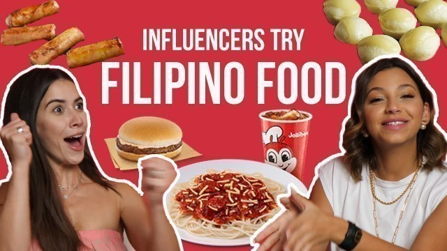 'ABU DHABI INFLUENCERS TRY FILIPINO FOOD by THE SKWAD'