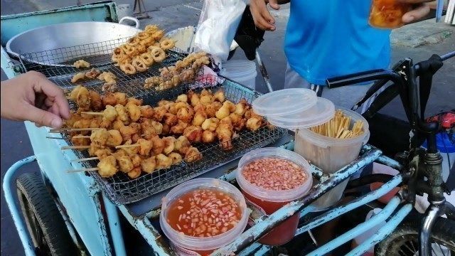 'Philippines Street Food - Chicken Skin'