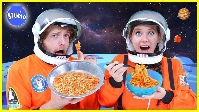 'ASTRONAUT FOOD VS REAL FOOD CHALLENGE!!!'