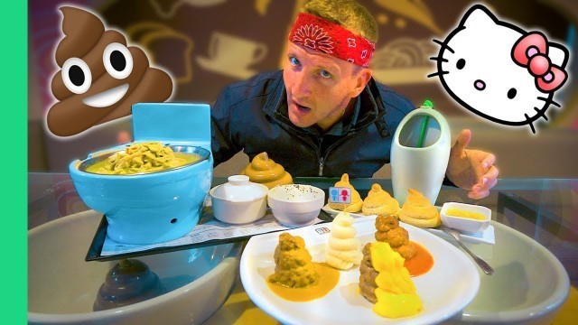 'TOILET Restaurant and Hello Kitty - The CRAZIEST Restaurants in Taiwan!'