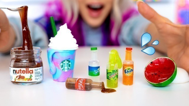 'Making The SMALLEST Slime In The World! How To Make DIY Miniature Food Slime'