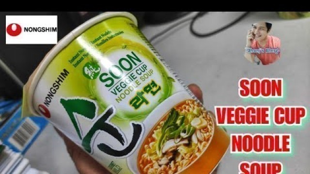 'SOON Veggie Noodle CupSoup 채소 국수 컵 수프 Panlasang Pinoy Jhonj\'s Blerg #shorts #trending #viral #korean'