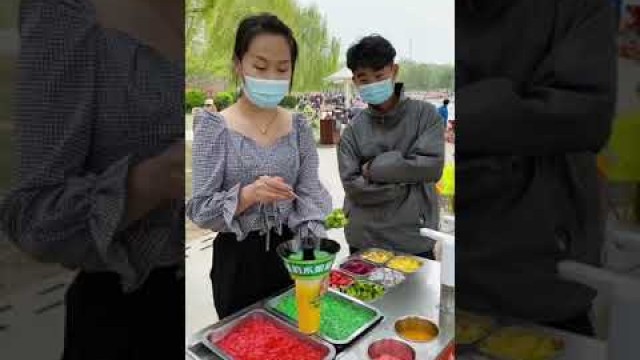 'Taiwanese Street Food Liuhe Tourist Night Market #shorts EP164'